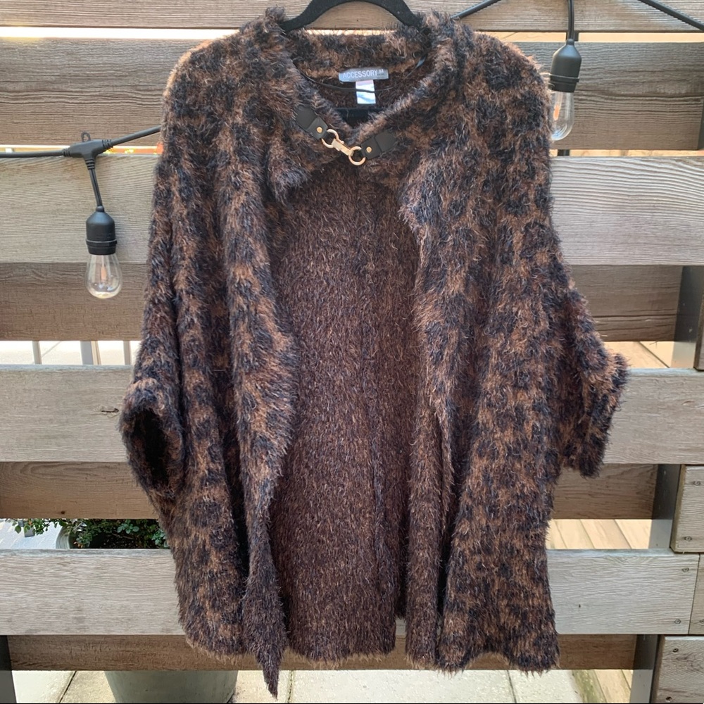 Leopard Poncho